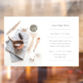 Winkel evenement | Moderne fotobedrijf lancering Raamsticker (Vel 2)