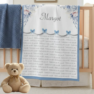 Winkel exclusieve babymeisjes nursery fleece deken