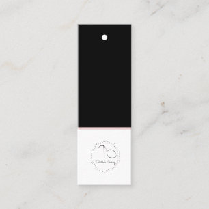 Winkel Kleding Merchandising Maat Logo Hangtag Mini Visitekaartje