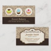 Winkel op suikerbakkerij - Gratis aangepaste koekj Visitekaartje (Voorkant / Achterkant)