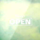 Winkel Open Raamfolie Raamsticker (Vel 3)