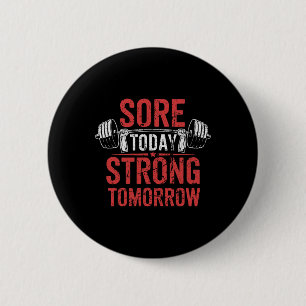 Winkel Vandaag Sterke Morgen Bodybuilding Gym Ronde Button 5,7 Cm