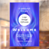 Winkel Welkomstlogo Marine  Raamsticker (Vel 2)