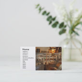 Winkel - winkel voor gebruiksgemak visitekaartje (Staand voorkant)