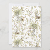 Winkelboek | Baby shower bossen Kaart (Achterkant)