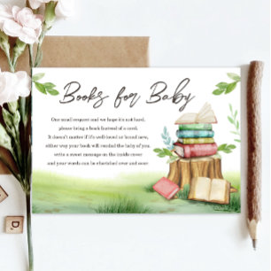 Winkelboek Nieuw Hoofdstuk Baby shower Een boek me Informatiekaartje