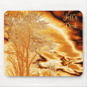 Winkelboom in de Molten Gold-Muismat Muismat