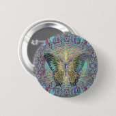 Winkelboom voor leven ronde button 5,7 cm (Voorkant /achterkant)