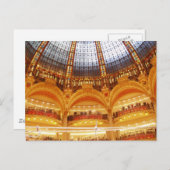 Winkelcentrum in Parijs Briefkaart (Voorkant / Achterkant)