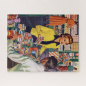 Winkelen detailhandel met Retro Grocery Legpuzzel (Horizontaal)