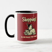 Winkelen: goedkoper dan therapie mok (Links)