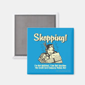 Winkelen: ik ben niet veroordeeld magneet (Voorkant / Achterkant)