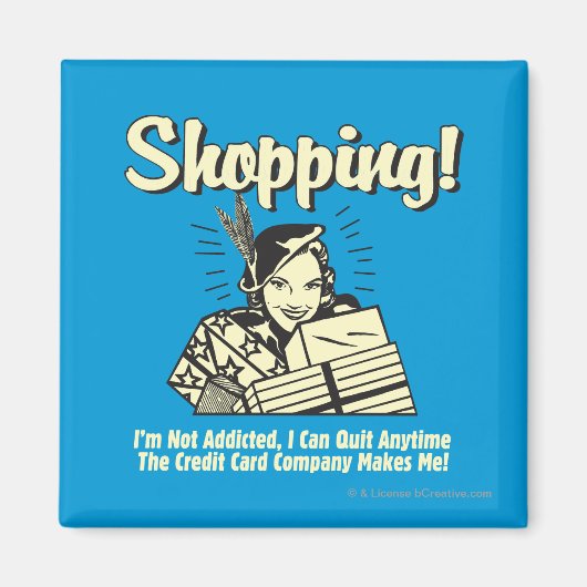 Winkelen: ik ben niet veroordeeld magneet (Voorkant)