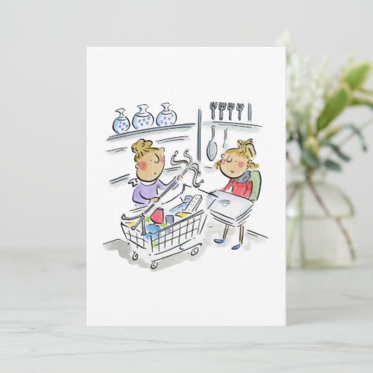 Winkelen in Home Store Kaart (Staand voorkant)