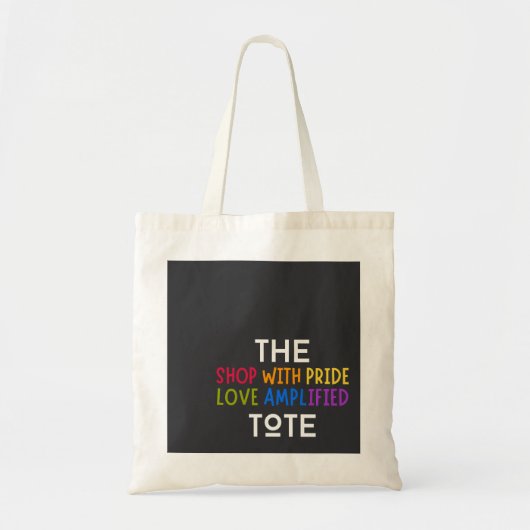 Winkelen met Pride Love Amplified Canvas tas (Voorkant)
