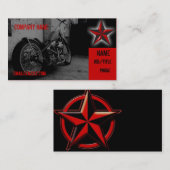 Winkelen motorfietsen visitekaartje (Voorkant / Achterkant)