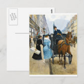 Winkelen op de Rue de la Paix Briefkaart (Voorkant / Achterkant)