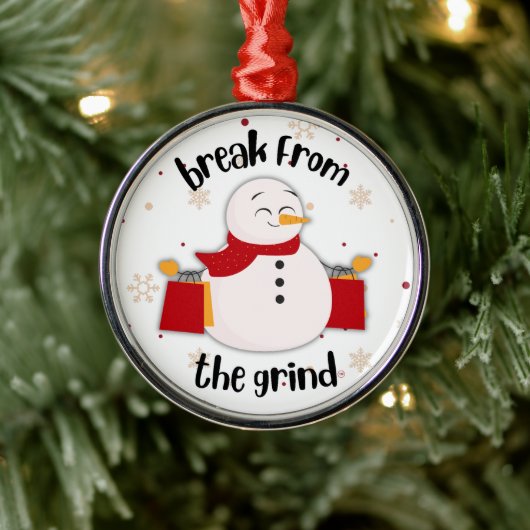 Winkelen Sneeuwman BFTG Ornament (Boom)