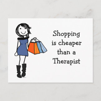 Winkelen tot je Briefkaart laat vallen Uitnodigen