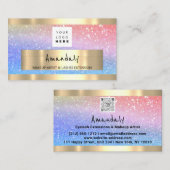 Winkelen van QR CODE-holografische regenboog Visitekaartje (Voorkant / Achterkant)