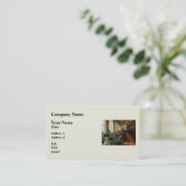 Winkelen voor zware machines visitekaartje (Staand voorkant)