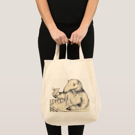 Winkelende Canvas tas Aardvark Gift (Voorkant (product))