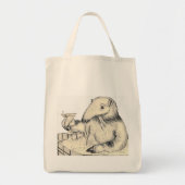 Winkelende Canvas tas Aardvark Gift (Voorkant)