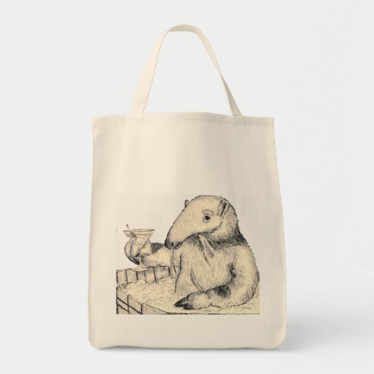 Winkelende Canvas tas Aardvark Gift (Voorkant)