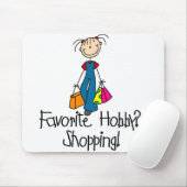 Winkelende favoriete Hobby Mousepad Muismat (Met muis)