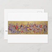 Winkelende kunst Tango veegt de keukenretro dans u Briefkaart (Voorkant / Achterkant)