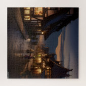 winkelende voetgangers langs de straat van Dreams Legpuzzel (Horizontaal)