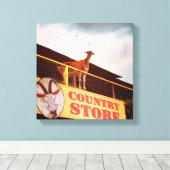 winkelgeit op het dak canvas afdruk (Insitu (Houten vloer))