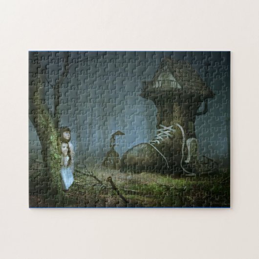 WINKELHUIS SPOOKY KINDER JIGSAW PUZZLE LEGPUZZEL (Horizontaal)
