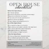Winkeliers Open House Checklist Flyer (Voorkant)