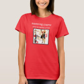 Winkelkoningin Collectie - Dames  T-shirt (Voorkant)