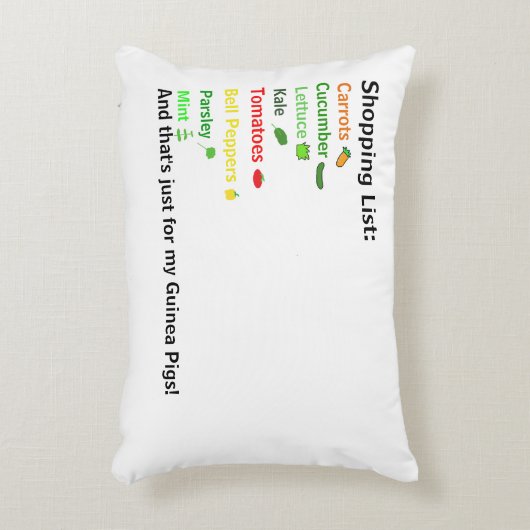 Winkellijst Accent Kussen (Voorkant(Verticaal))