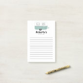  winkellijst voor Camper-aanhangwagen Post-it® Notes (Op bureau)