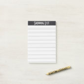 Winkellijst zwart/wit post-it® notes (Op bureau)