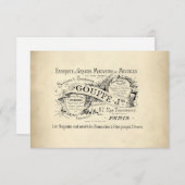 Winkelnaam van Franse afdeling Kaart (Voorkant / Achterkant)