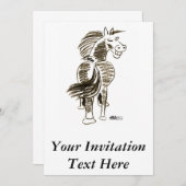 Winkelpaard goed luck! kaart (Voorkant / Achterkant)