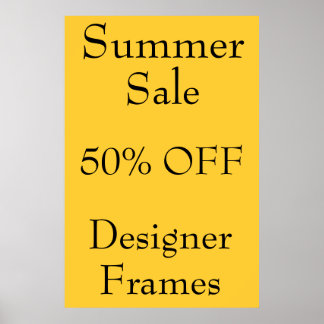 Winkelpromoties Poster