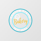 Winkelpui statische kleving helder decal of Bakker (Vel)