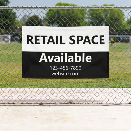 Winkelruimte Beschikbaar Telefoonnummer Website Wi Spandoek (Insitu)