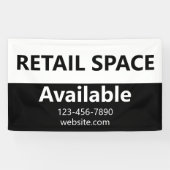 Winkelruimte Beschikbaar Telefoonnummer Website Wi Spandoek (Horizontaal)