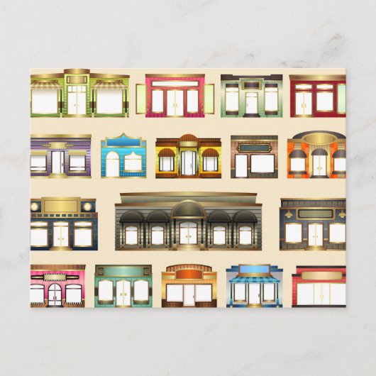 winkels briefkaart (Voorkant)