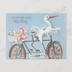 winkeltje op bijrol voor jou en je Baby Briefkaart