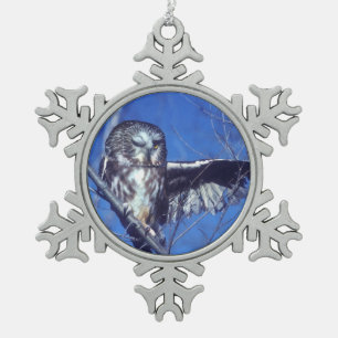Winkeluil Tin Sneeuwvlok Ornament