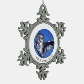 Winkeluil Tin Sneeuwvlok Ornament (Links)