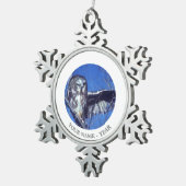 Winkeluil Tin Sneeuwvlok Ornament (Rechts)