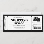 Winkeluitspatting Cadeaubon Gift Card Kaart (Voorkant)